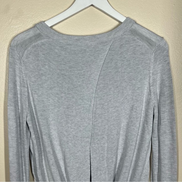 Lululemon Womens Bring it Backbend Heathered Alpine Cashmere Blend Sweater - Picture 7 of 9